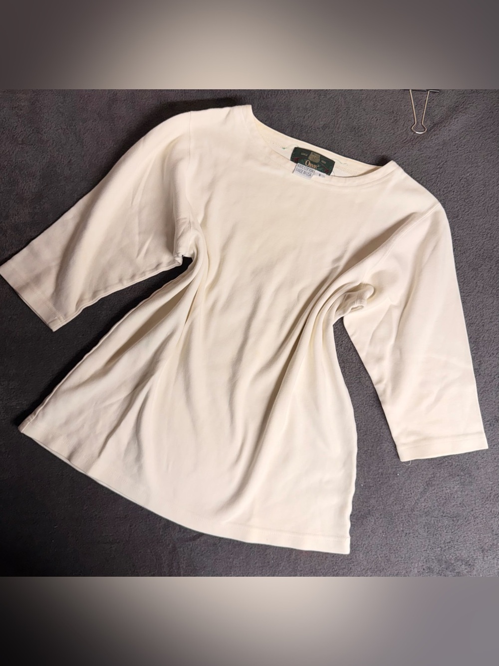 Lot of 3 Ralph Lauren & Orvis Tops: Red Cable Knit Sweater & Tees Sz Small - Picture 2 of 12